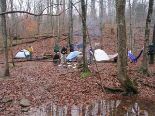 Lusk Creek camp